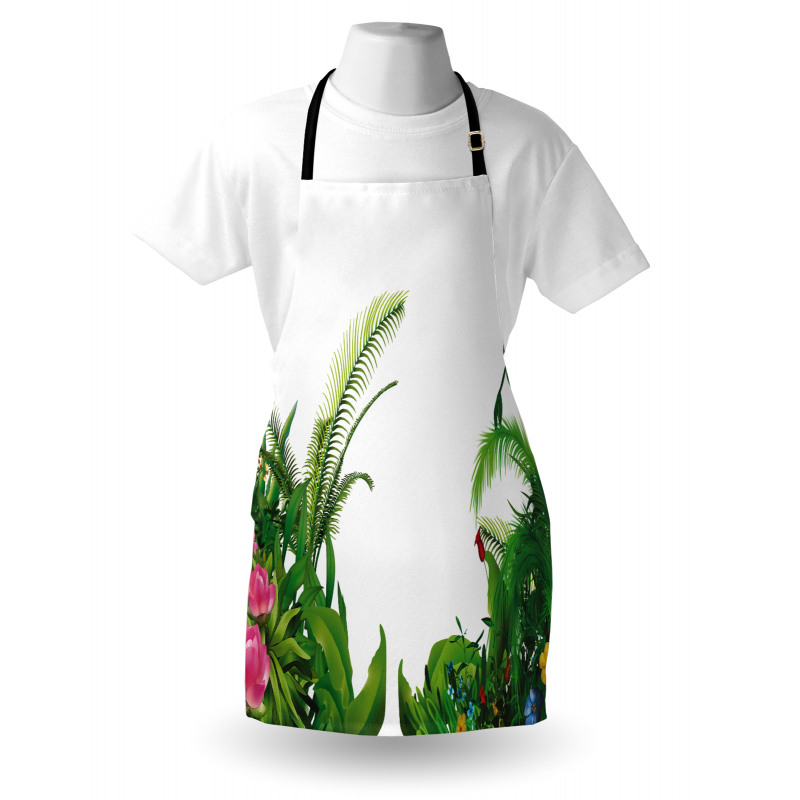 Tropical Plants Exotic Apron