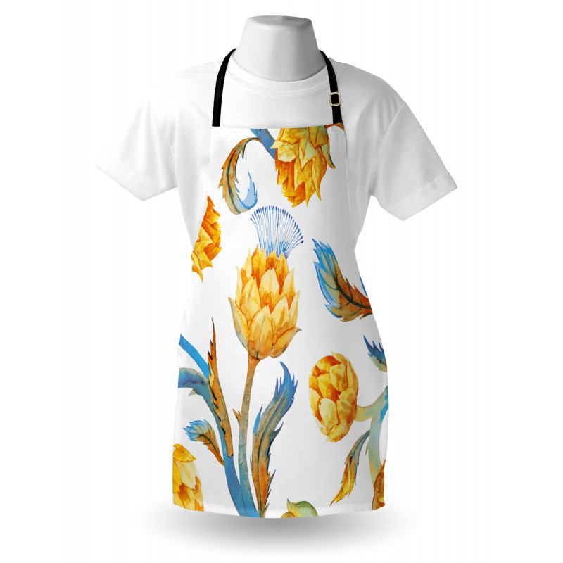 Watercolor Vegetables Apron