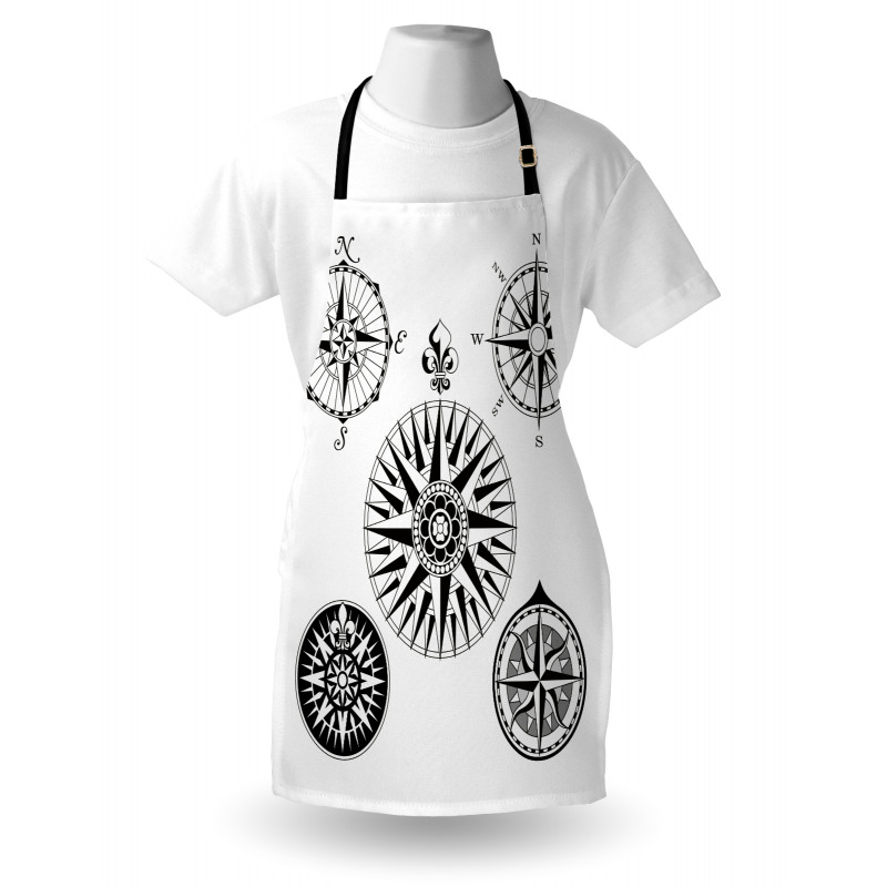 5 Windroses Angles Apron