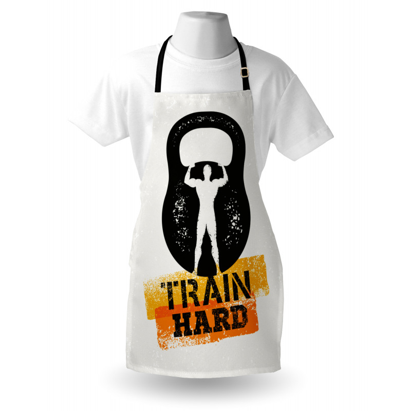 Aged Kettlebell Athlete Apron