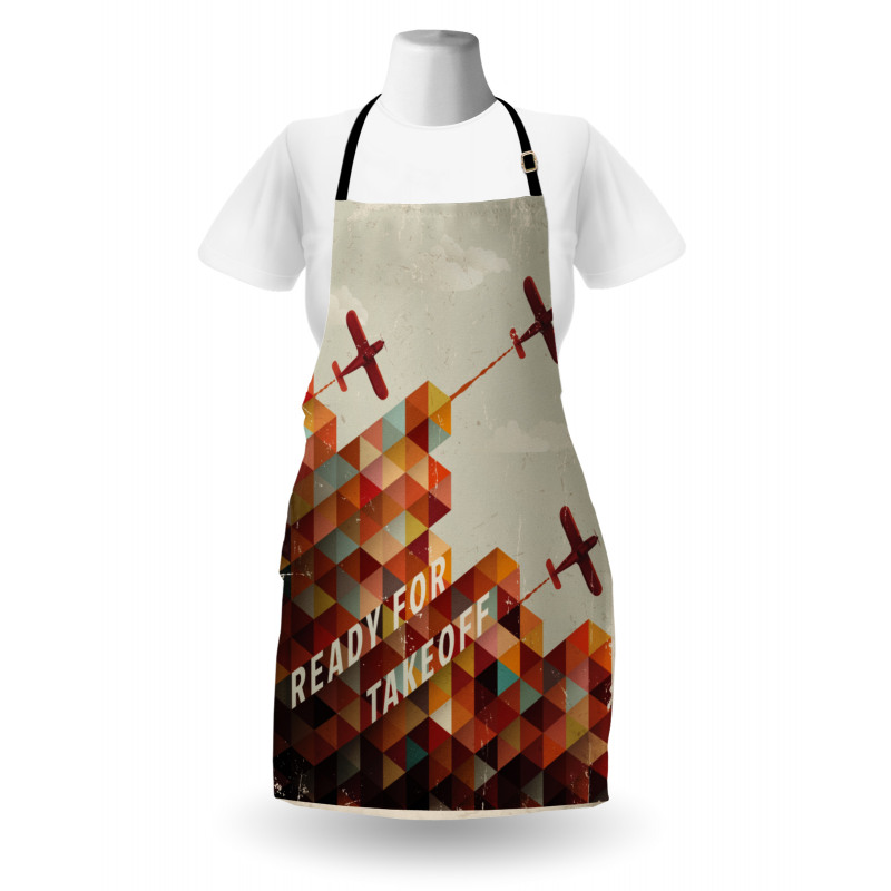 Geometric Aged Apron