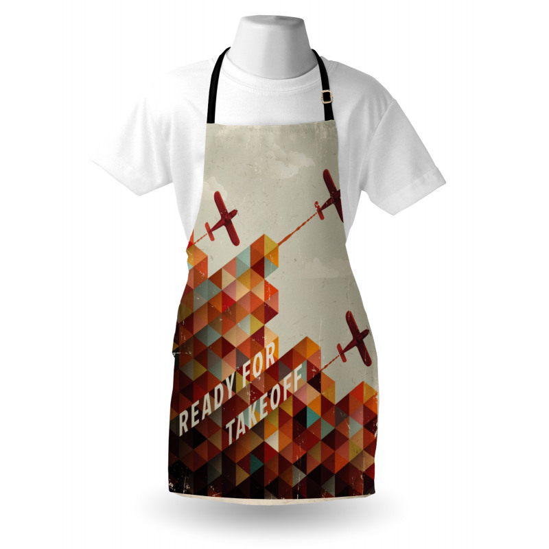 Geometric Aged Apron