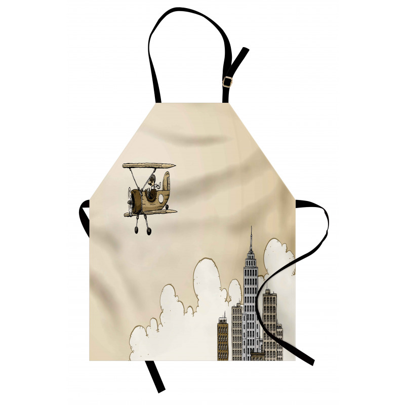 Cartoon Plane Apron