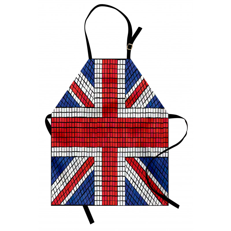 Mosaic British Flag Apron