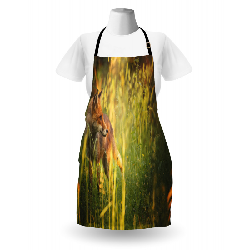 Vixen Mammal Summer Forest Apron