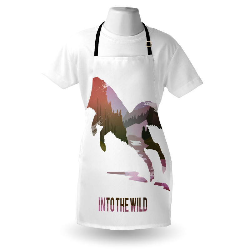 Jumping Fox Wild Woodland Apron