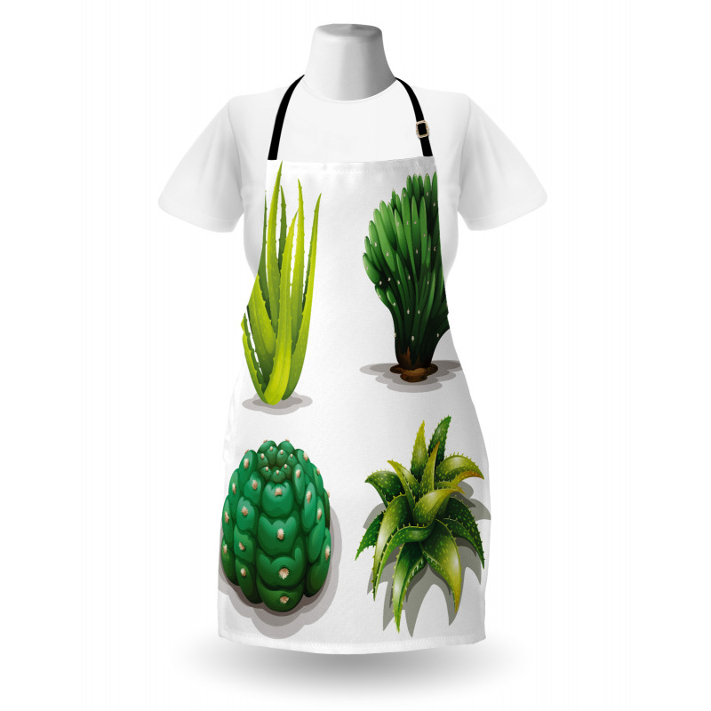 Aloe Vera Plants Cacti Apron