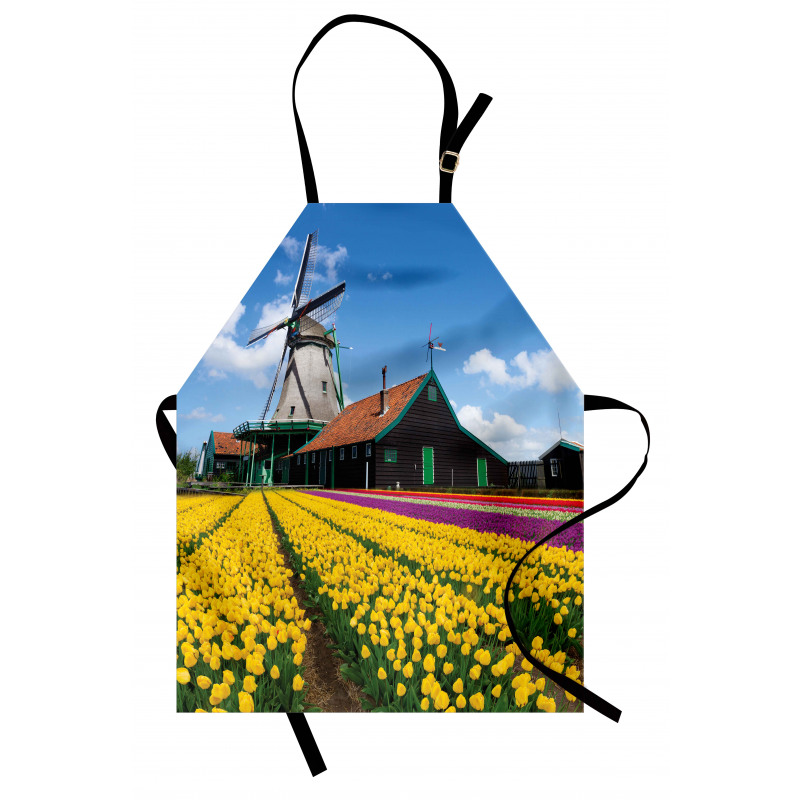 Dutch Tulips Country Apron