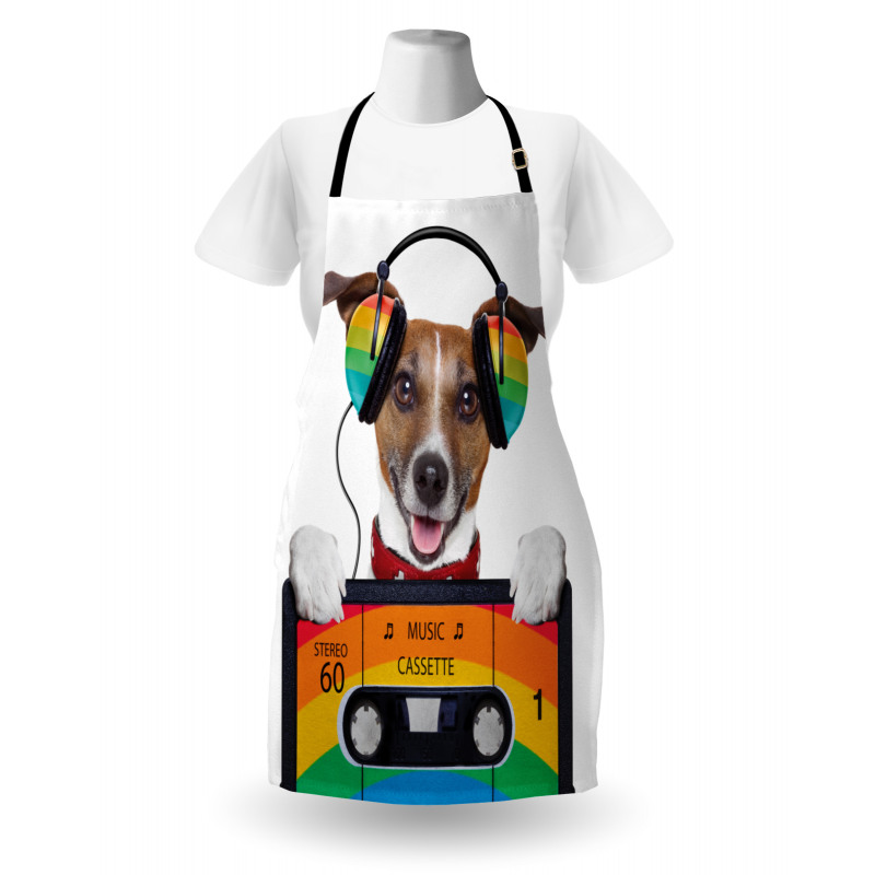 Dog Headphones Apron