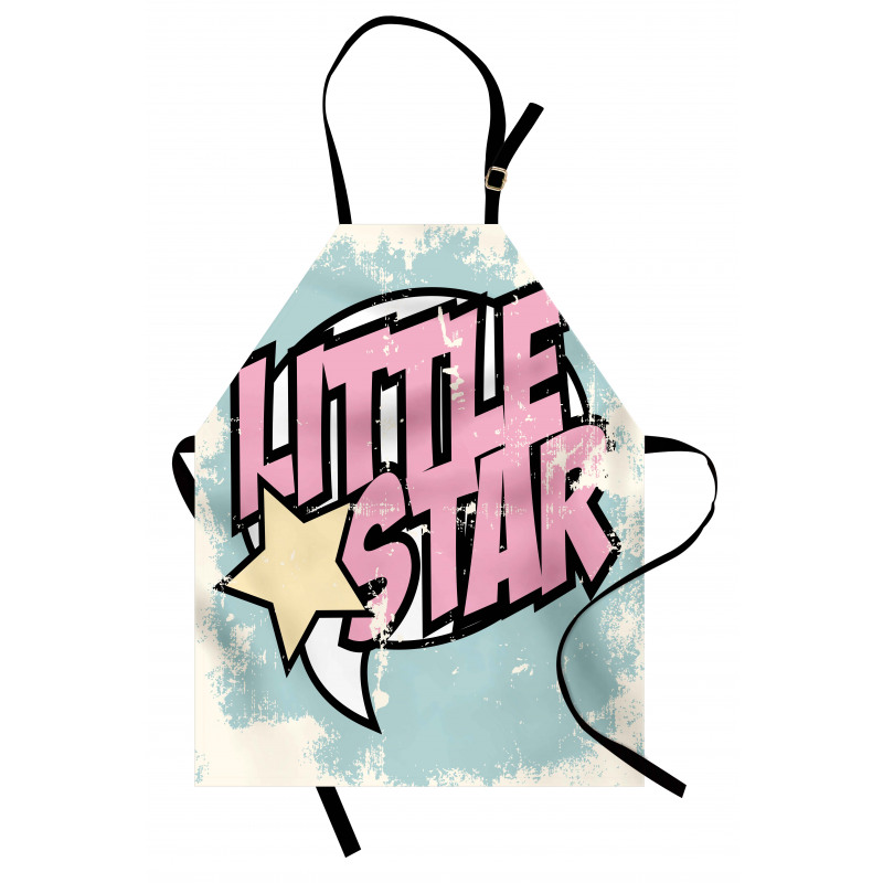 Grunge Retro Star Apron