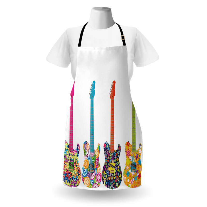 Colorful Flowers Star Apron