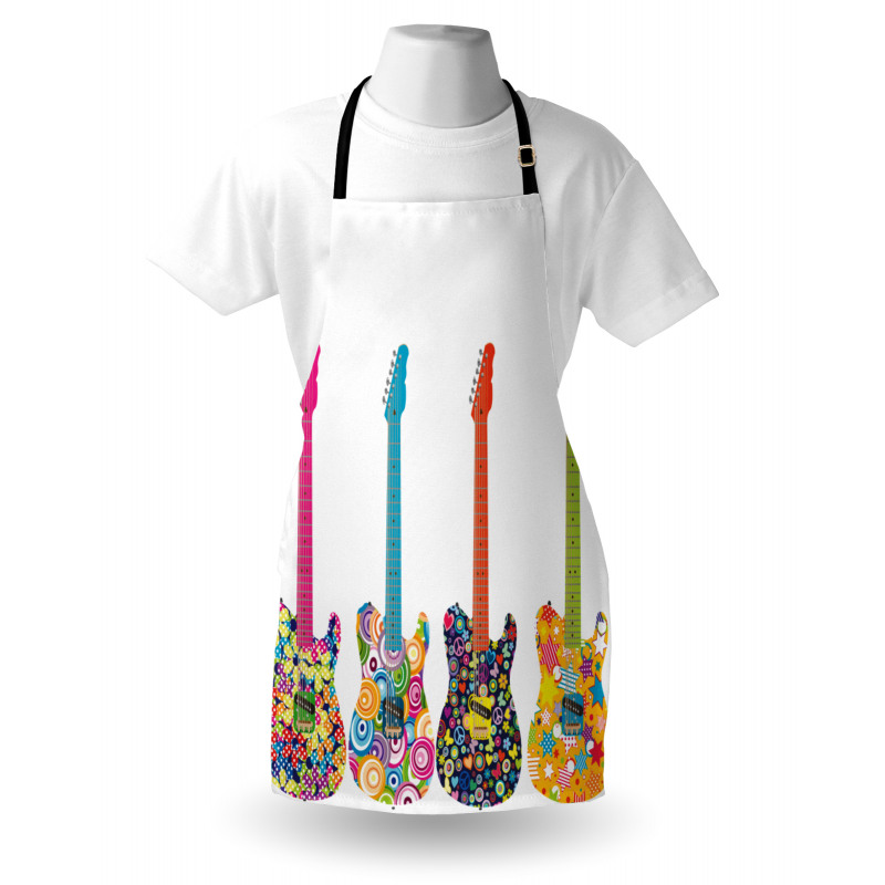 Colorful Flowers Star Apron