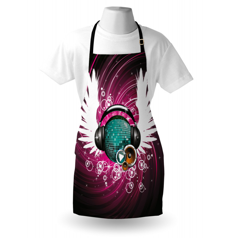 Disco Ball Music Apron