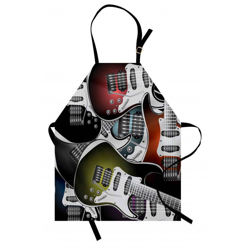 Colorful Guitars Apron