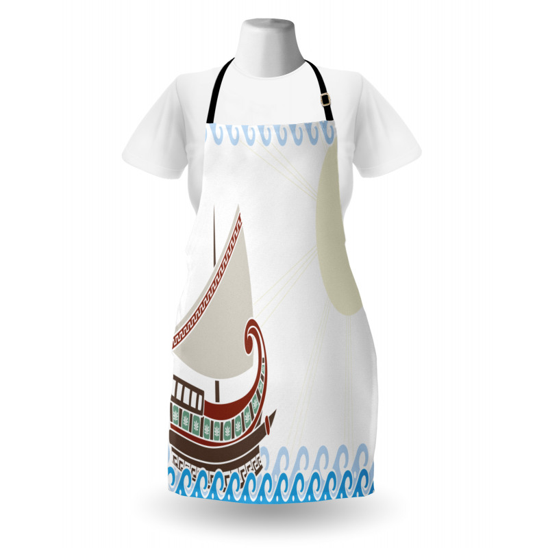 Ornate Greek Ship Apron