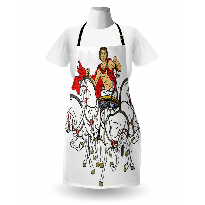 Hellenic Man Chariot Apron