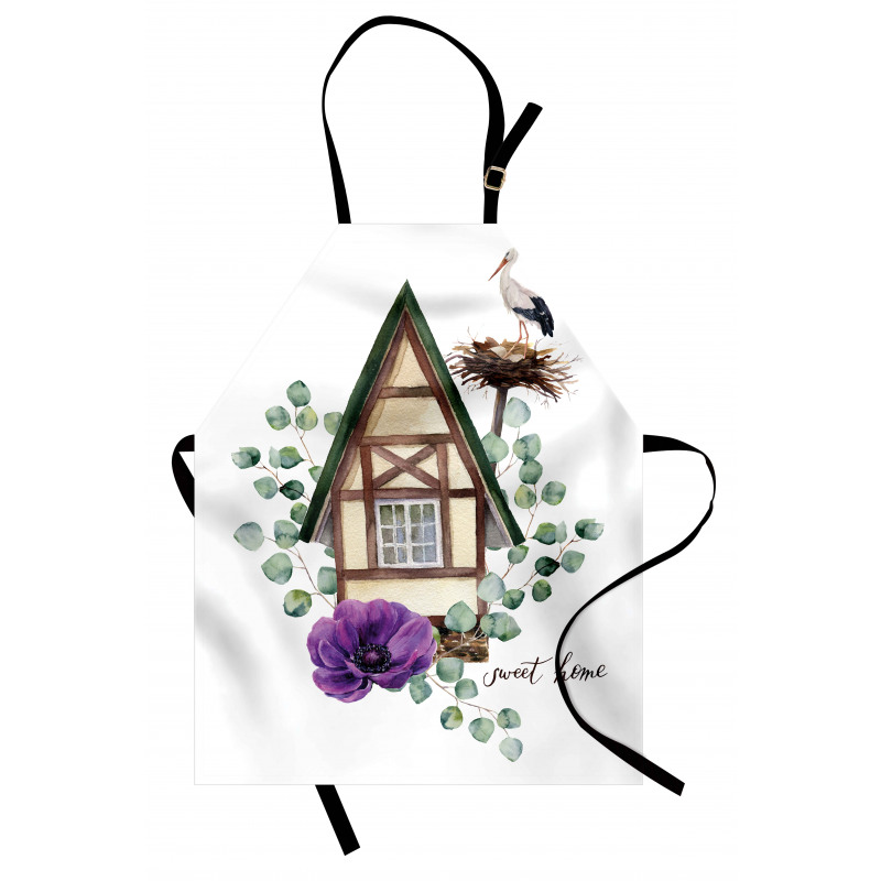 Watercolor Home Apron