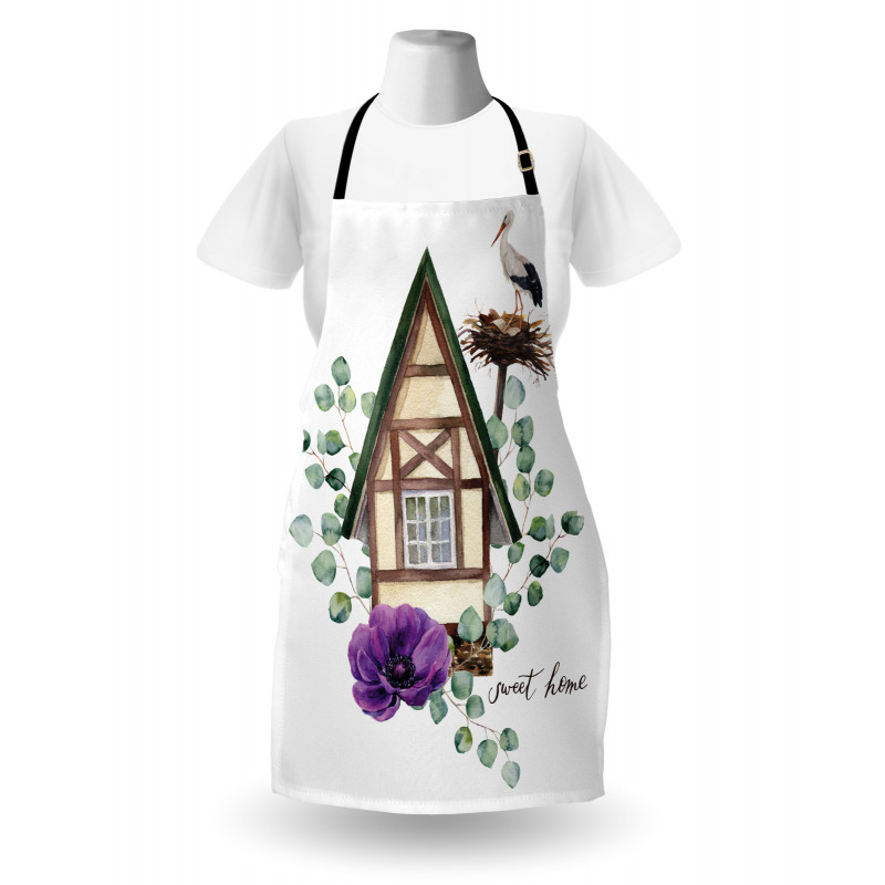 Watercolor Home Apron