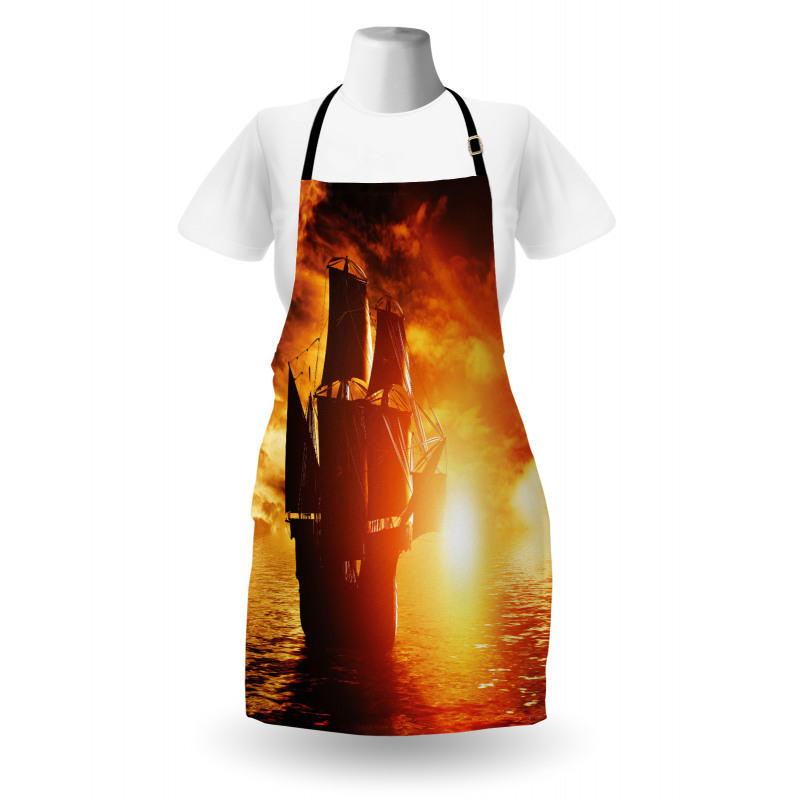 Ship Sunset Apron