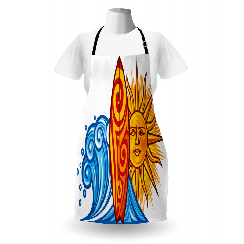 Ocean Wave Sun Apron