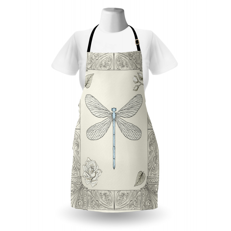 Royal Rose Petals Apron