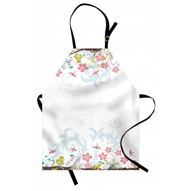 Vivid Spring Leaves Apron