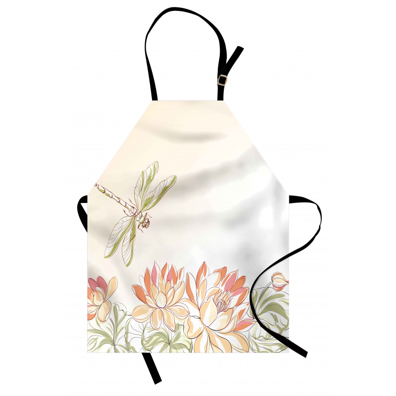 Lotus Flower Field Apron