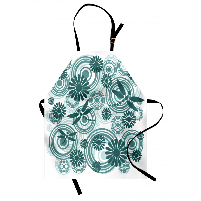 Abstract Daisy Flower Apron