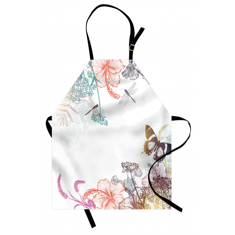 Flowers Herbs Apron