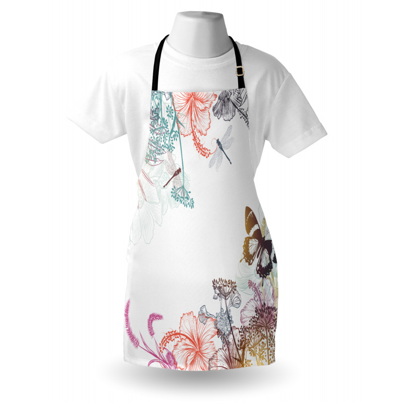 Flowers Herbs Apron