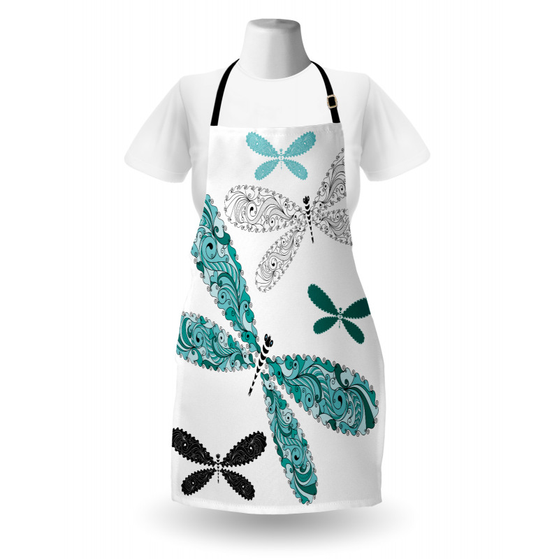 Ornate Damask Apron