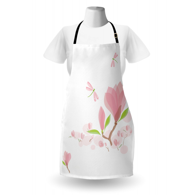 Soft Magnolia Leaves Apron