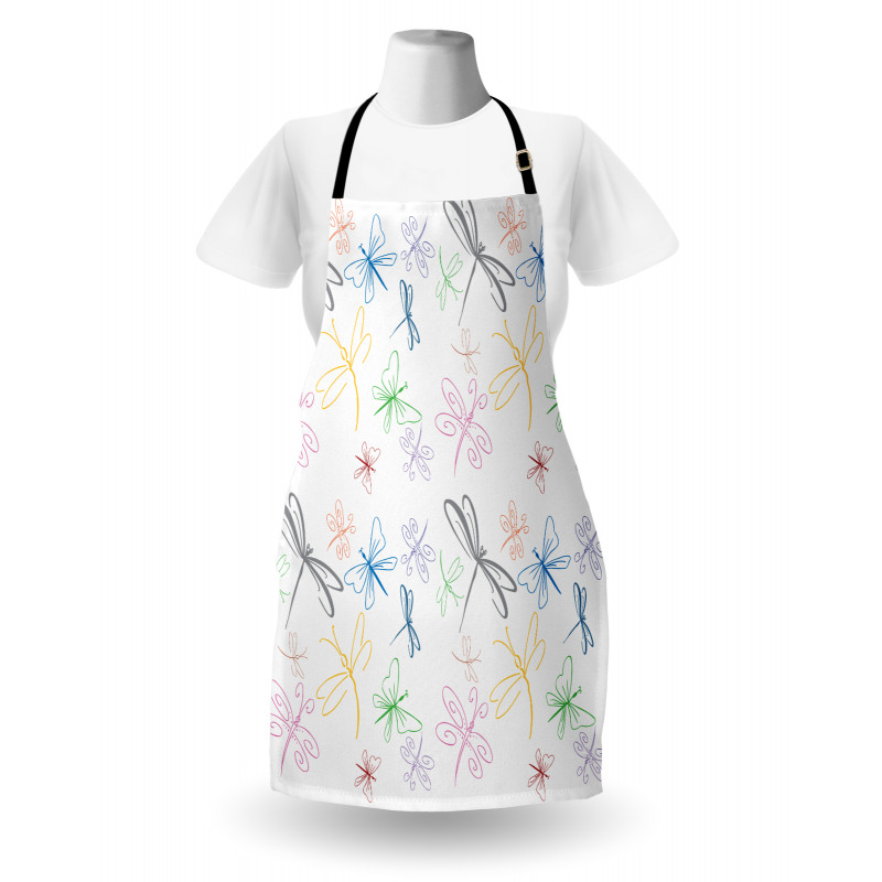 Doodle Style Bugs Apron