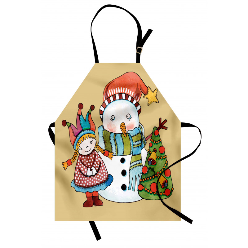 Toy Snowman Tree Apron