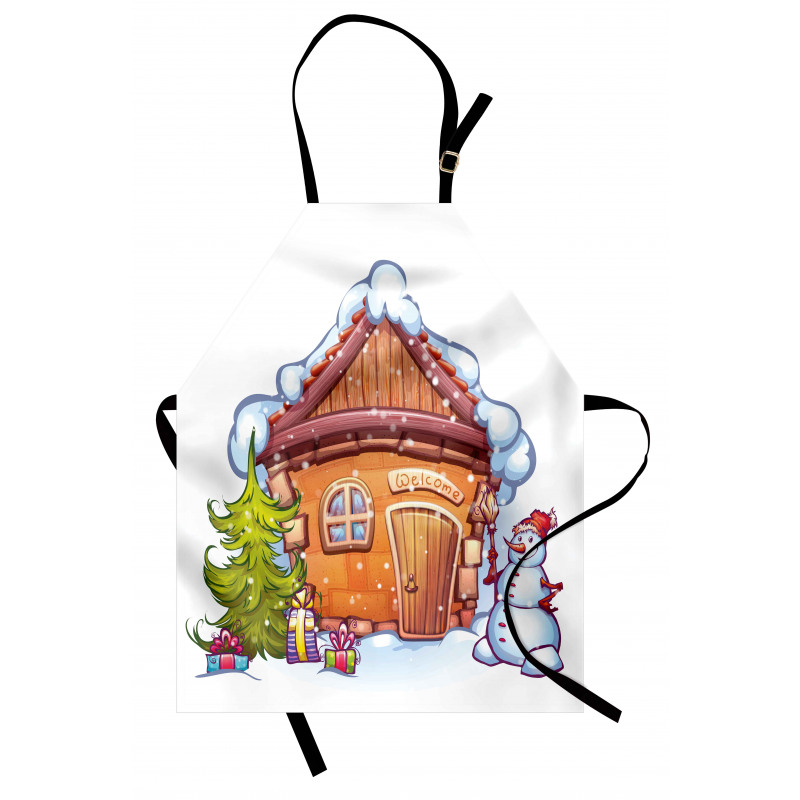 Cartoon House Apron