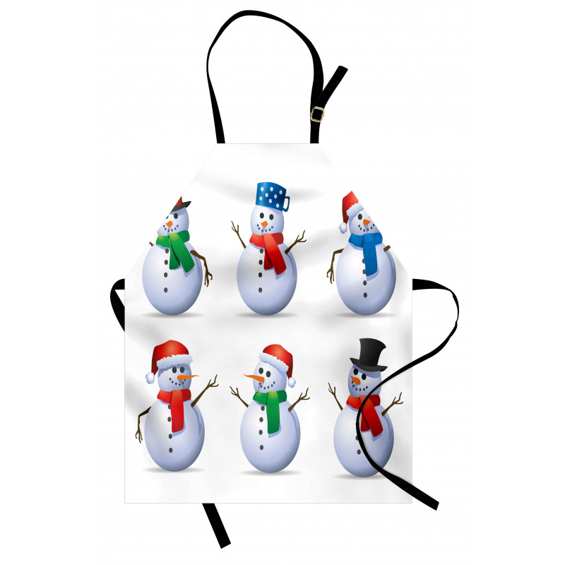 Snowmen with Hats Apron