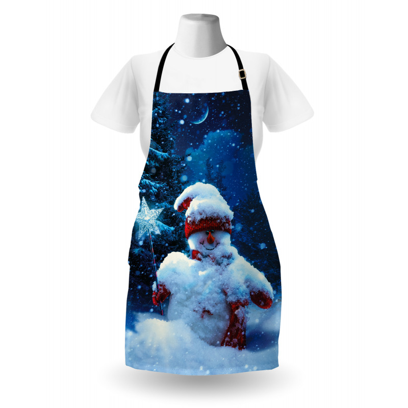 Snowman Magic Wand Apron