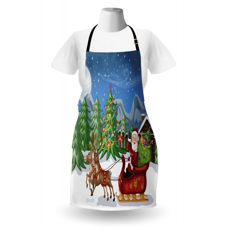 Snowdrift Reindeers Apron