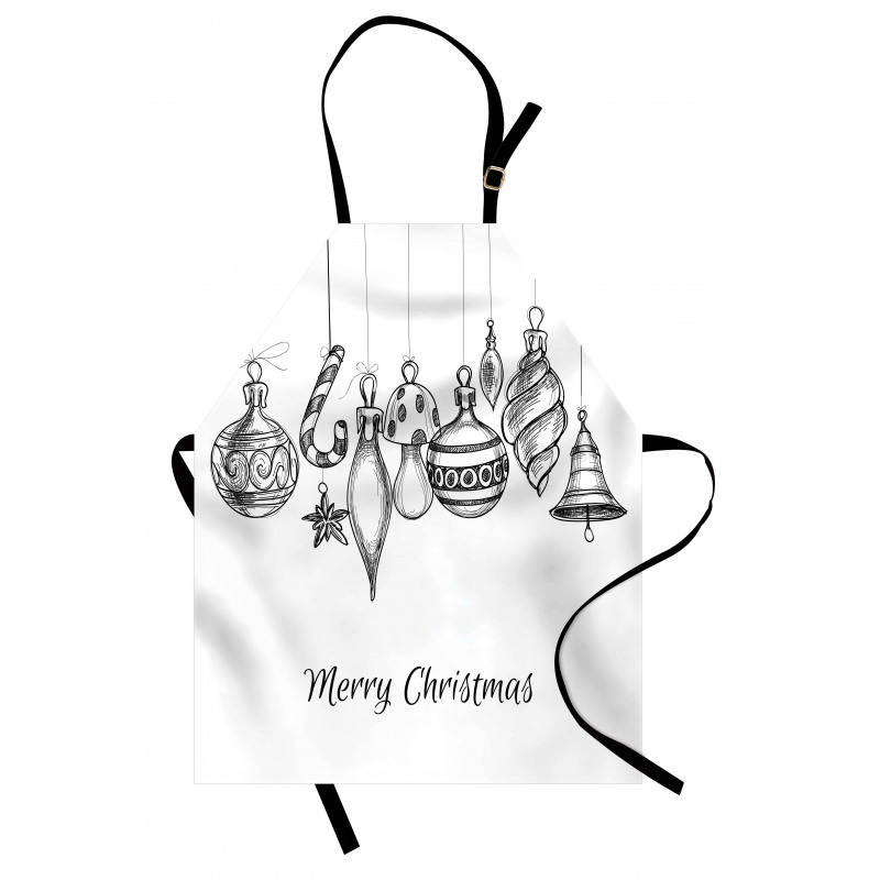 Sketchy Ornaments Apron