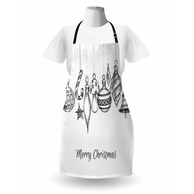 Sketchy Ornaments Apron