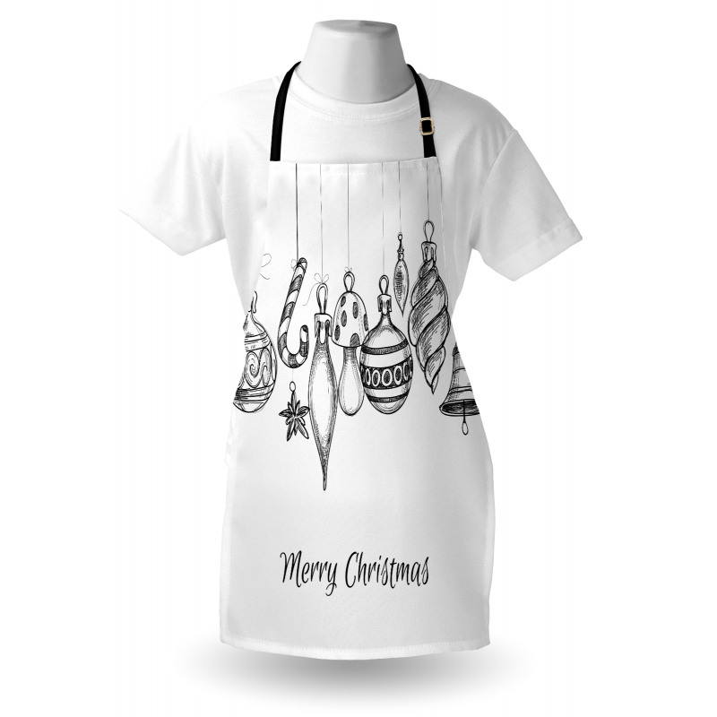 Sketchy Ornaments Apron