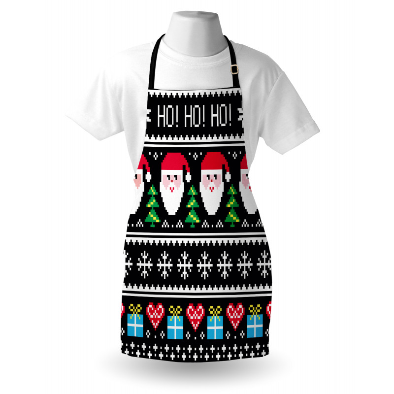 Nordic Retro Borders Apron