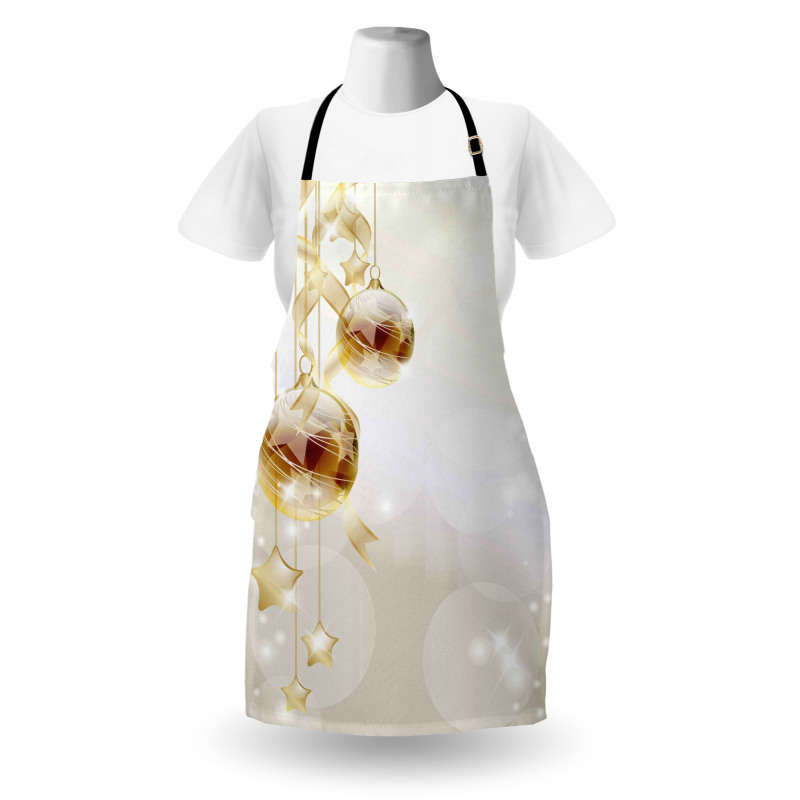 Xmas Balls Modern Apron