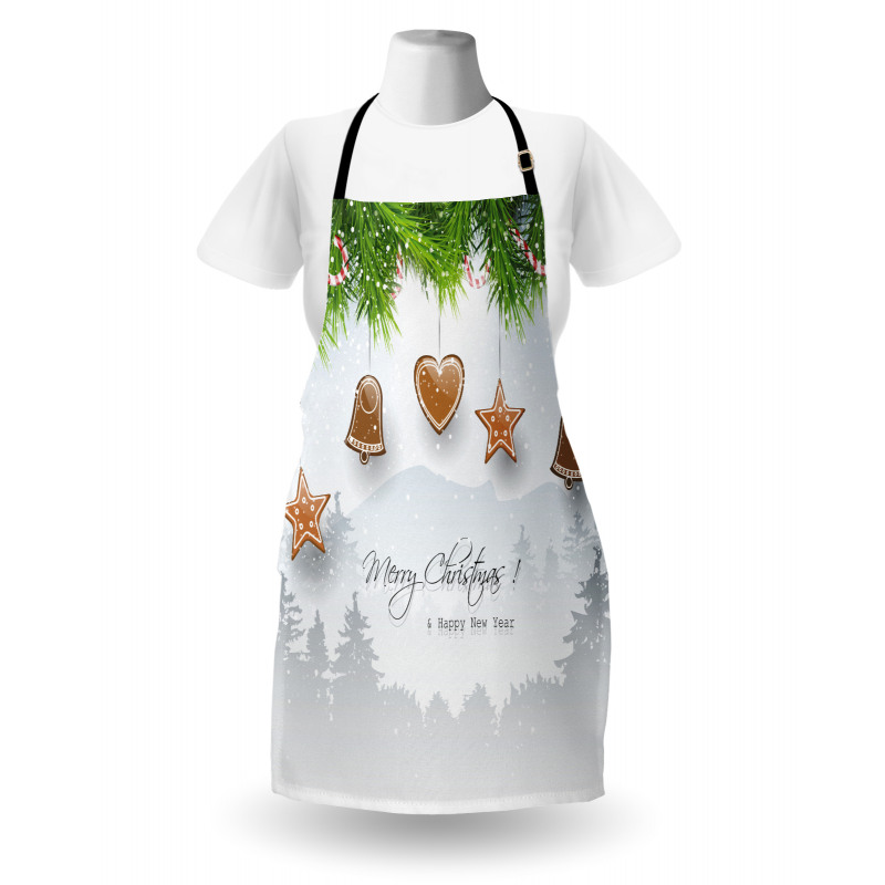 Gingerbread Fir Tree Apron