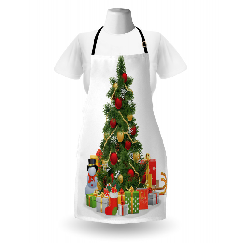 Christmas Tree Style Apron