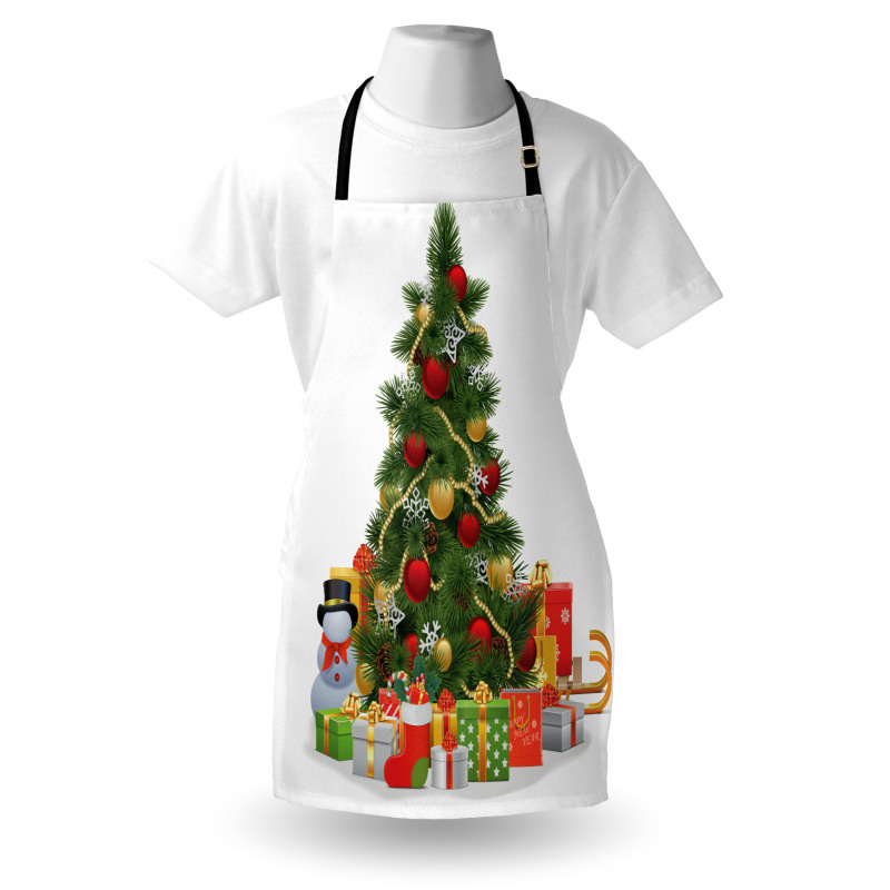 Christmas Tree Style Apron