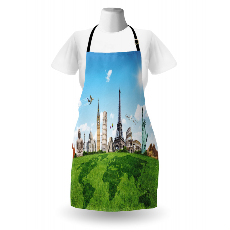 Famous Monuments in World Apron