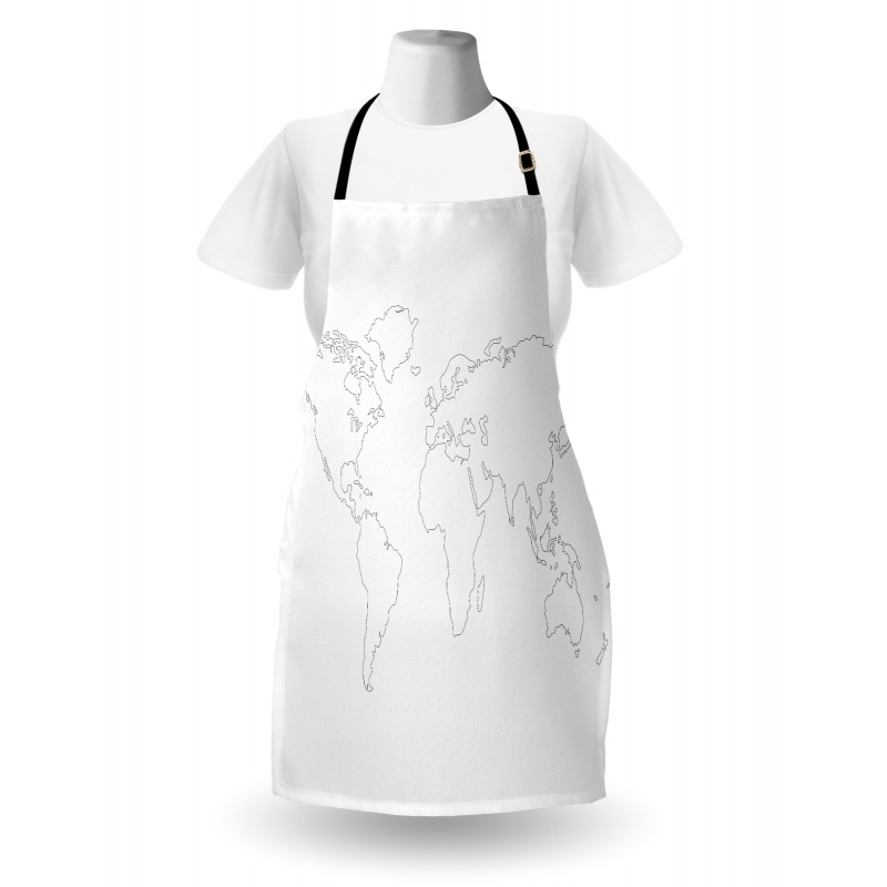 Simple Outline Abstract Apron