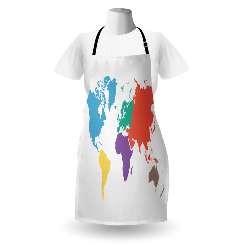 World Global Continents Apron