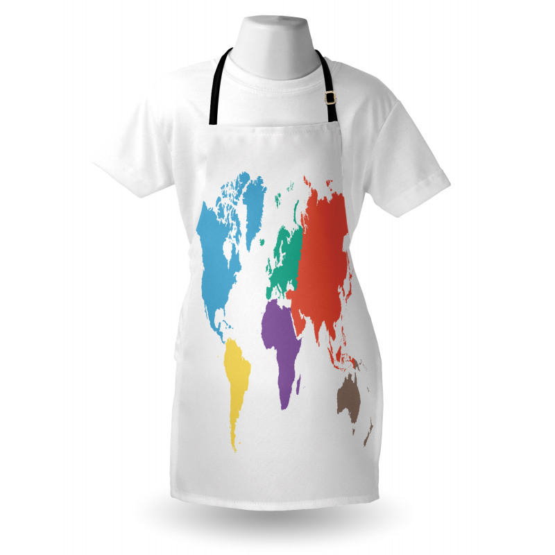 World Global Continents Apron